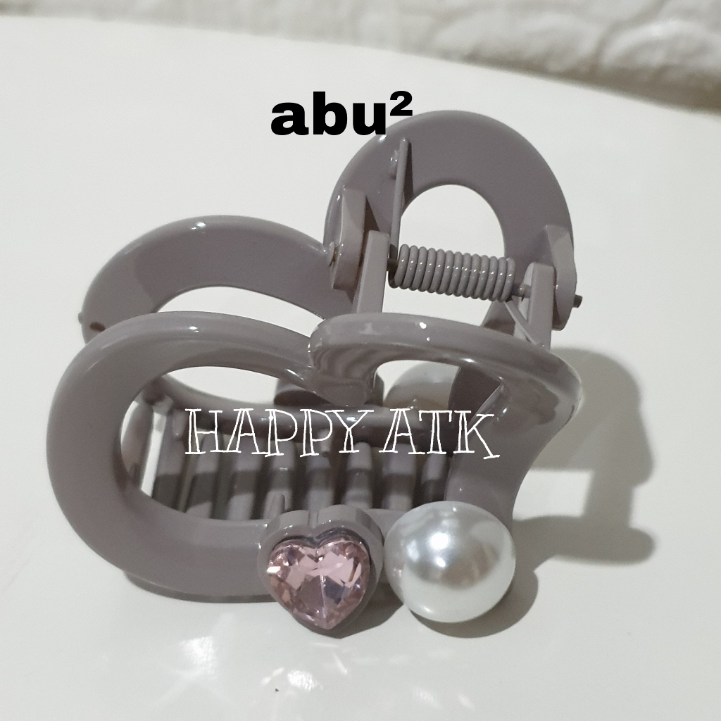 MATA KAMINO SALON CLIP SHINY LOVE HEART 5CM / กิ๊บติดผม KAMINO / SHINY LOVE EYE / SHINY / HEART SHAP