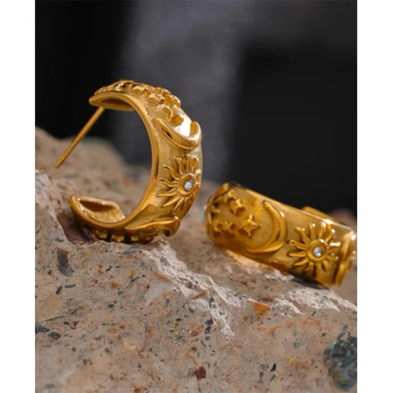 ต่างหู Eirene - สแตนเลส (เคลือบ PVD ทองแท้ 18K)