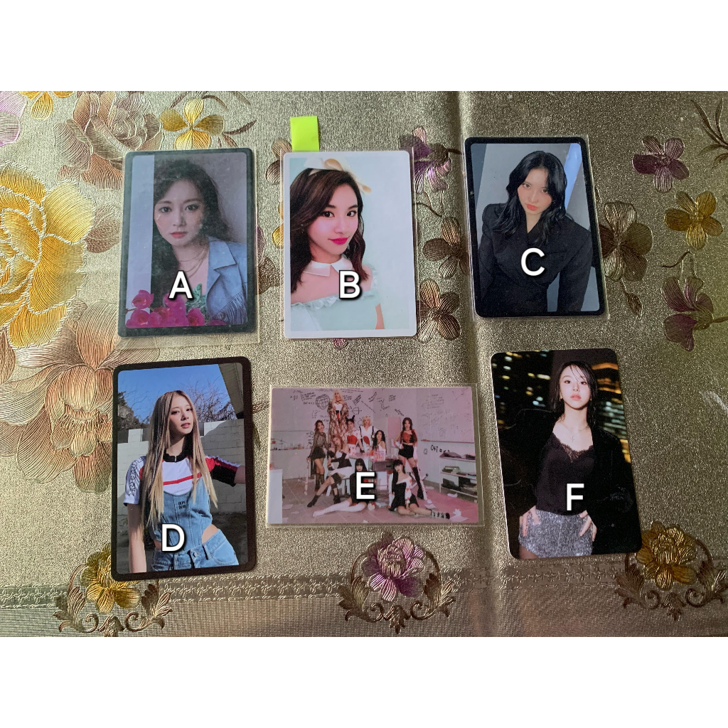 สองครั้ง pub benefit momo cheyoung tzuyu photocard