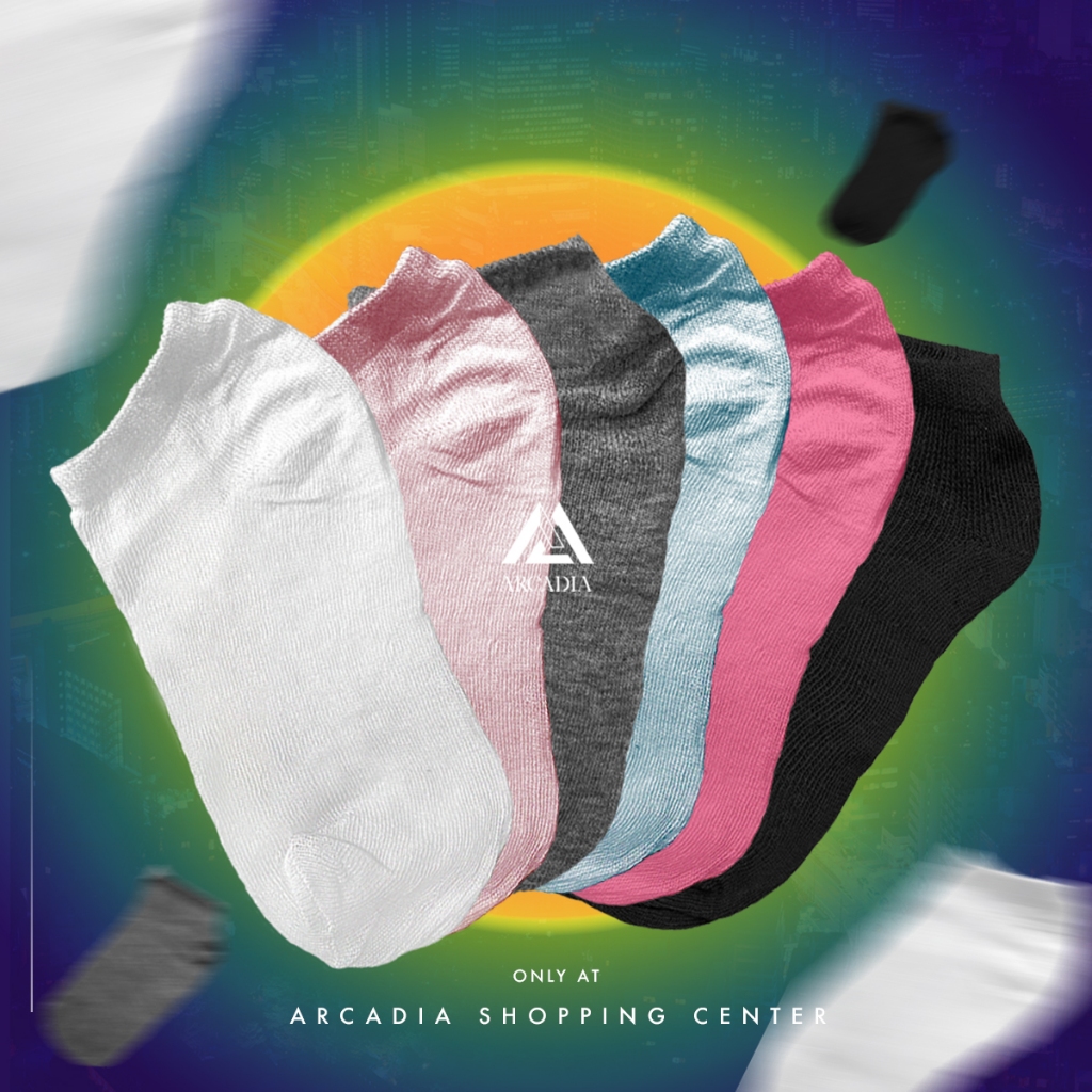 ANKLE SOCKS ARCADIA SPORT SHORT ANKLE SOCKS BANDUNG