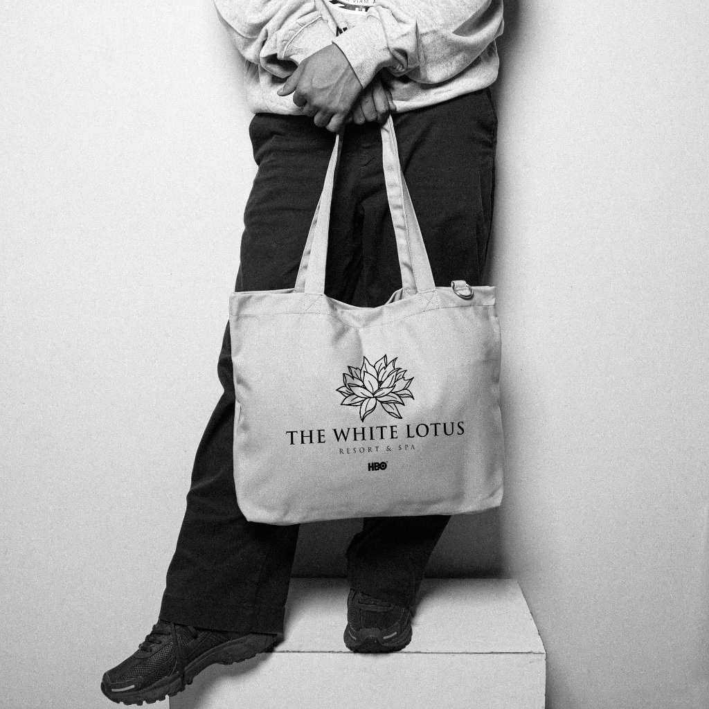 The White Lotus Tote Bag