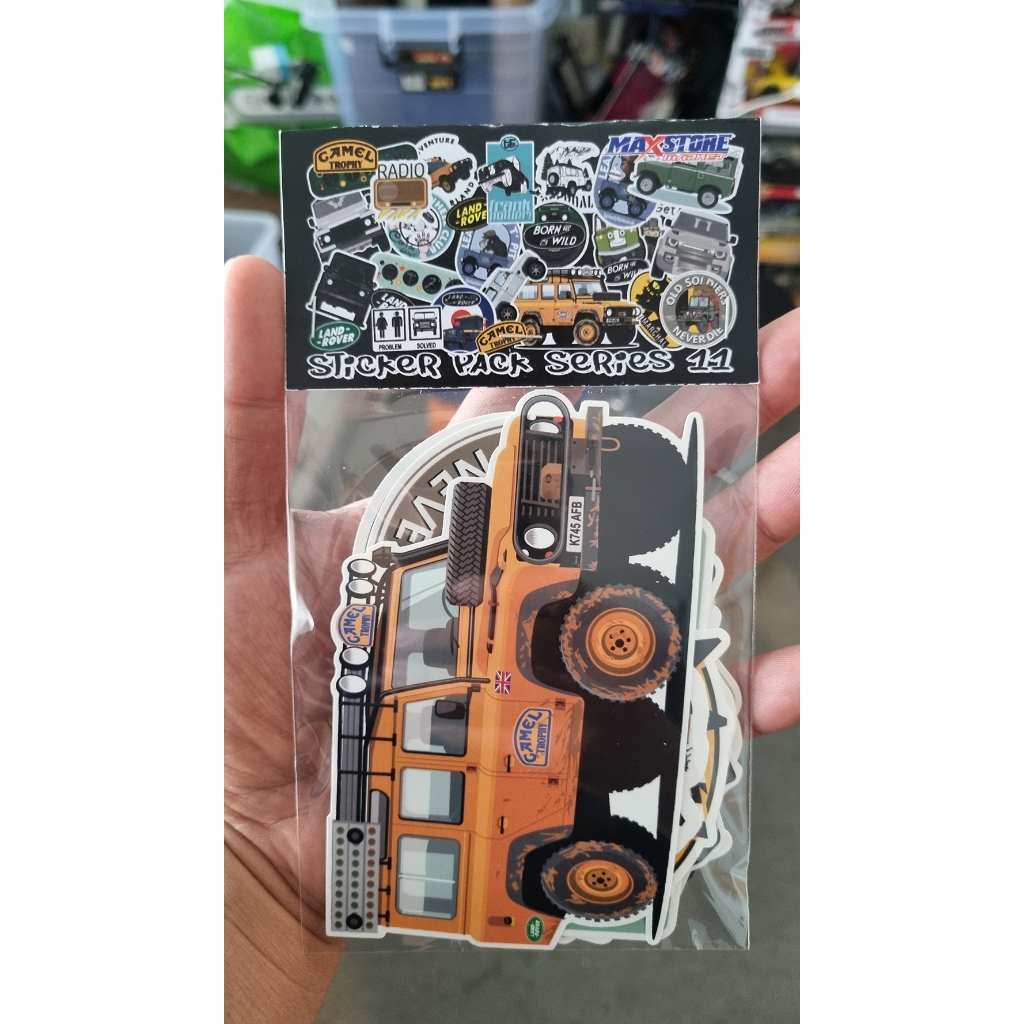 ชุดสติ๊กเกอร์แลนด์โรเวอร์ / ชุดสติ๊กเกอร์แลนด์โรเวอร์/แลนด์แรร์ดีเฟนเดอร์100สติ๊กเกอร์/สติ๊กเกอร์แลน