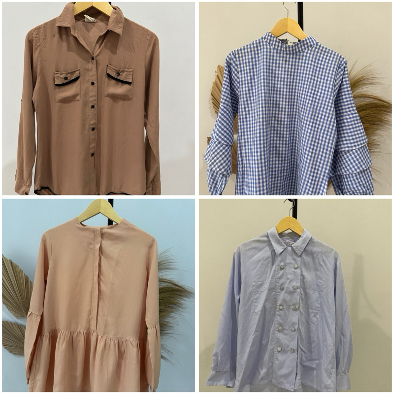 KEMEJA Preloved/Thrifting เสื้อ/เสื้อสตรี Rp. 35,000