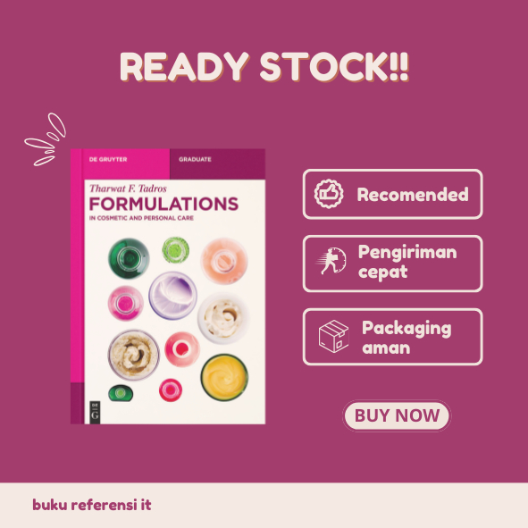 ธวัฒน์ เอฟ. ทาดรอส – สูตรในเครื่องสําอางและการดูแลส่วนบุคคล