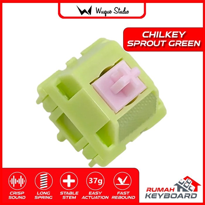 WUQUE STUDIO - Chilkey Sprout Green - 5 PIN - 37g - Pcb Mount - Tacilet
