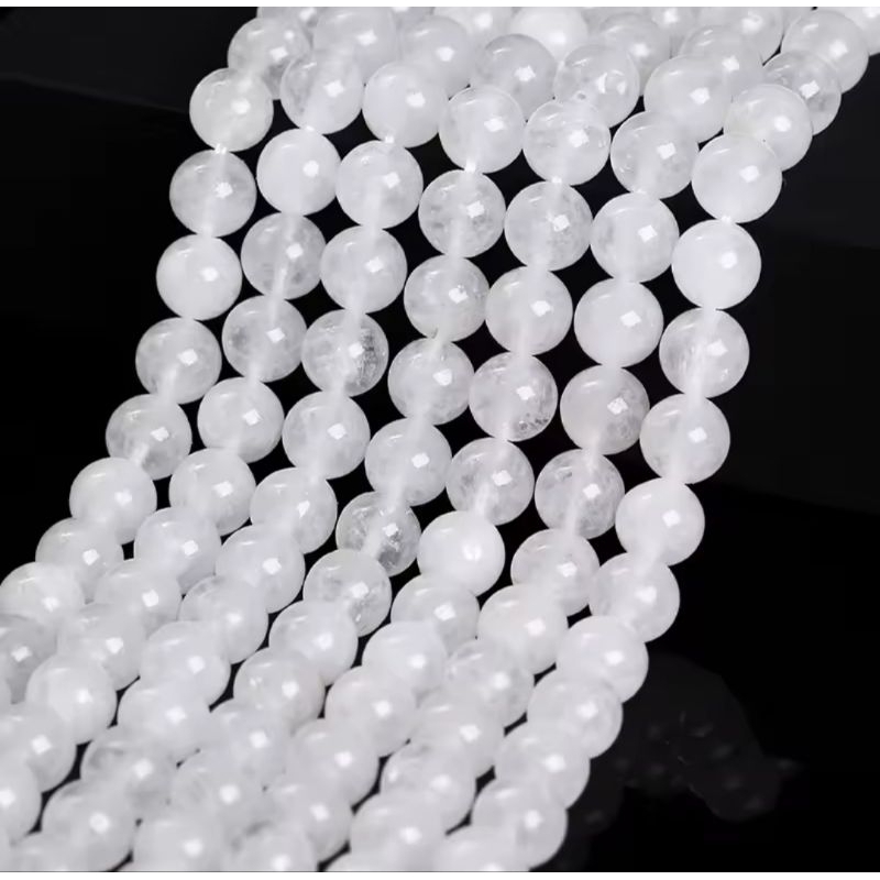 ลูกปัดหินธรรมชาติ monstone 4mm 6mm 8mm