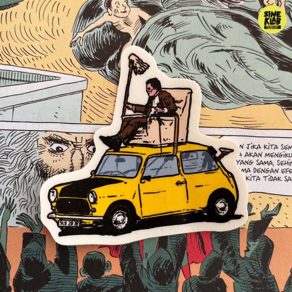 Sineklab - MR BEAN Sticker - Film / Movie / Cinema / Series / Laptop Sticker Edition