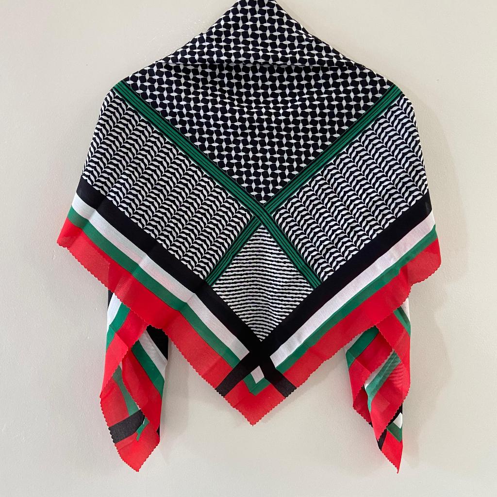 Palestine Merdeka Motif Square