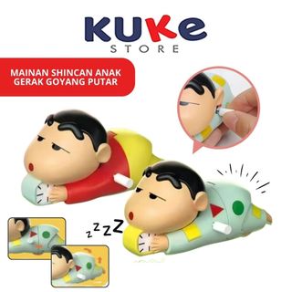 KUKE Mainan Crayon Shinchan / Figure Shincan Dynamic Life Bisa Gerak /Pajangan Ornamen Dekorasi Meja