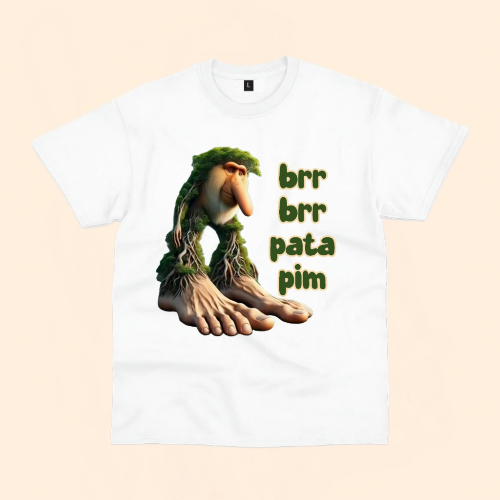 เสื้อยืด Anomali brr patapim ชื่อที่กําหนดเองฟรี