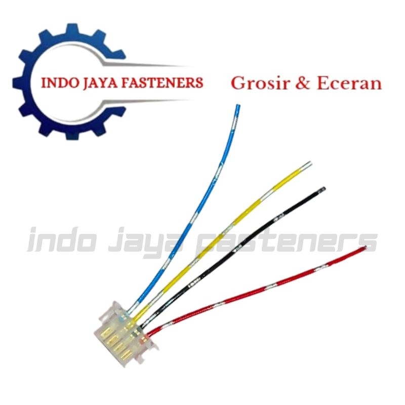 TOMBOL 4 Pin Button Socket 4 Pin Socket Starter Dim