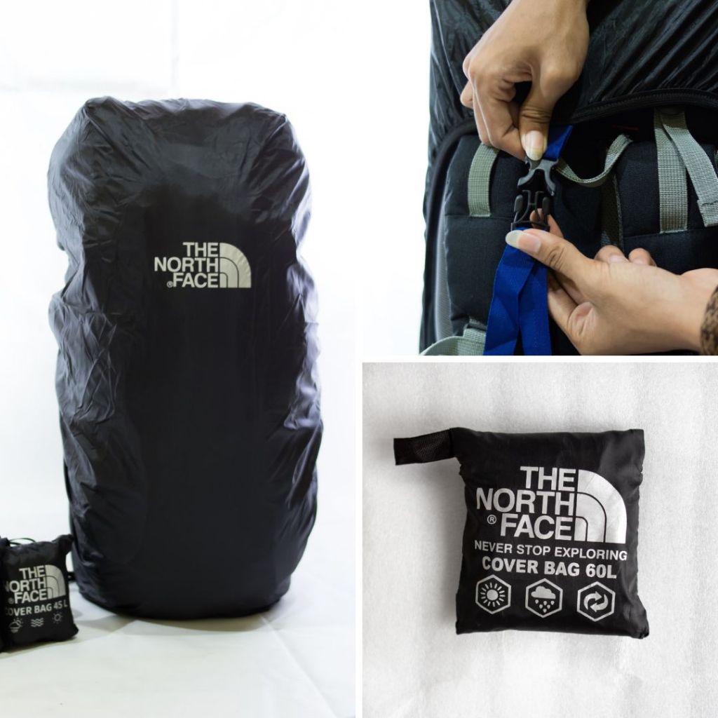 RAINCOVER Cover BAG 45L 60 ลิตร กระเป๋ากันน้ํา / ผ้าคลุมกันฝน 60 ลิตร