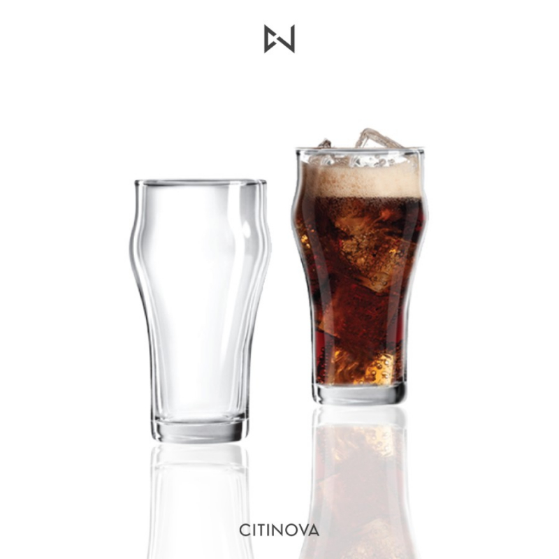 Citinova OHANA H/B ถ้วยแก้ว 405 ml D 8 cm H 14.5 cm (6 ชิ้น)