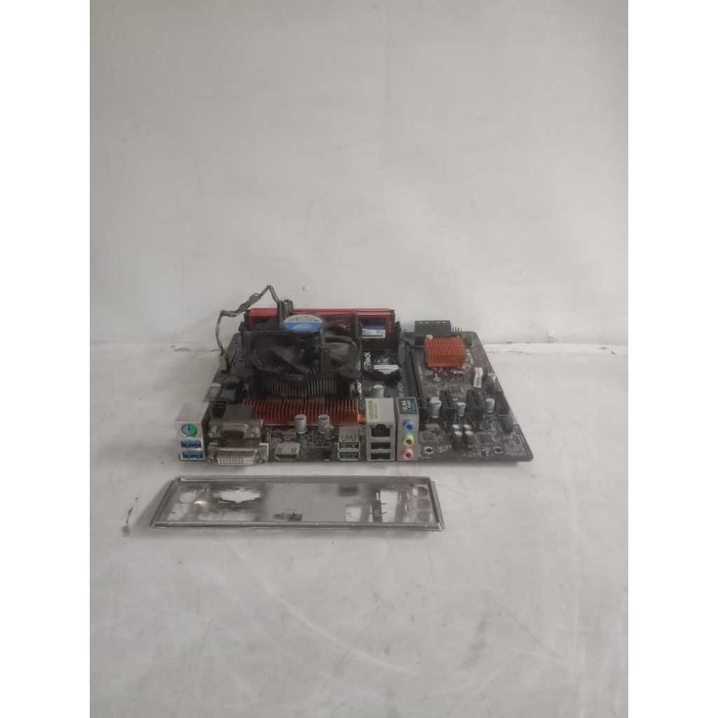 เมนบอร์ด Asrock H110M-HDV + Mobo พร้อมใช้งานเท่านั้น