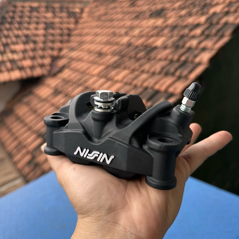 TWIN AFRICA CALIPER NISSIN 4P PICH 100 BLACK DOFF CALIPER