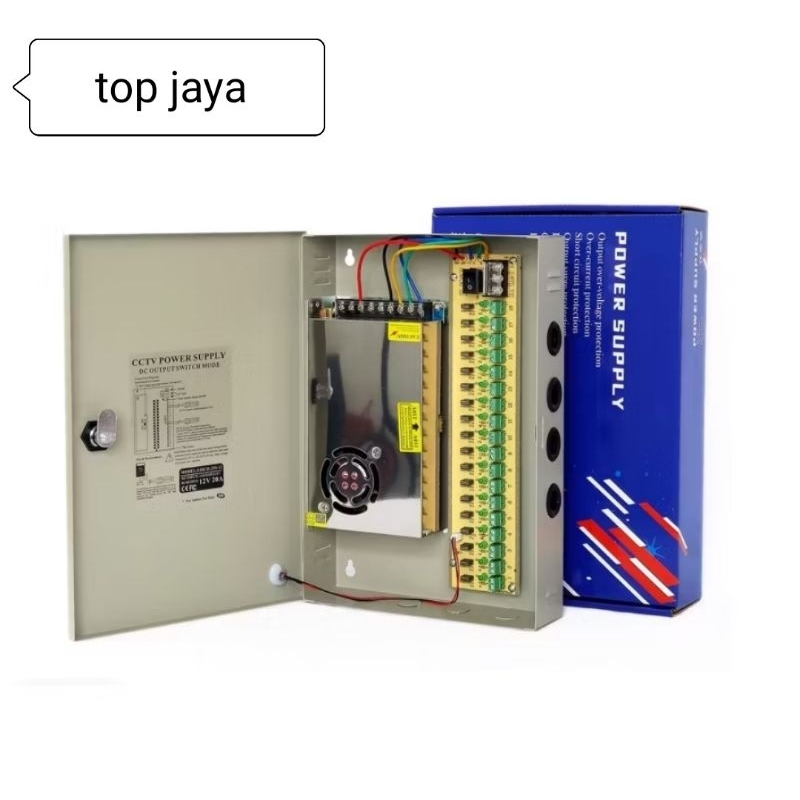 PSU Power Supply CCTV Box 12V 30A PSU BOX 30A 12V