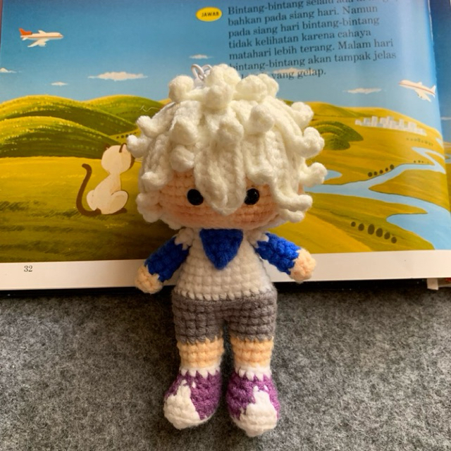 KILLUA HUNTER X HUNTER CROCHET KEYCHAIN | ตุ๊กตา KILLUA