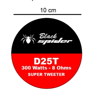 BLACK SPIDER TWEETER MAGNET STICKER BLACK SPIDER SPEAKER MAGNET สติ๊กเกอร์สีดํา SPIDER TWEETER สติ๊ก