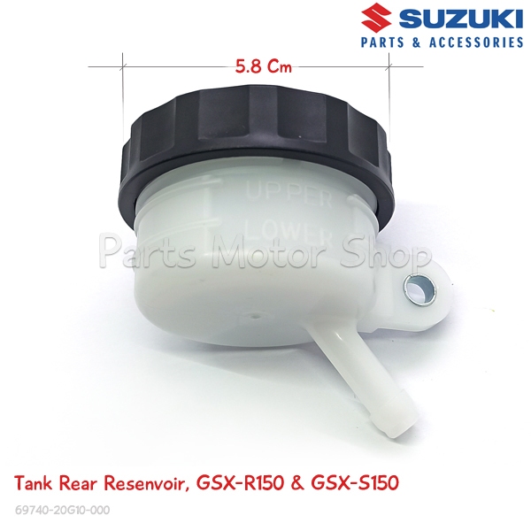 ถังอ่างเก็บน้ําน้ํามันเบรกด้านหลังเดิมสําหรับ Suzuki Satria F150 Fi, GSX-R150, GSX-S150, Bandit 150