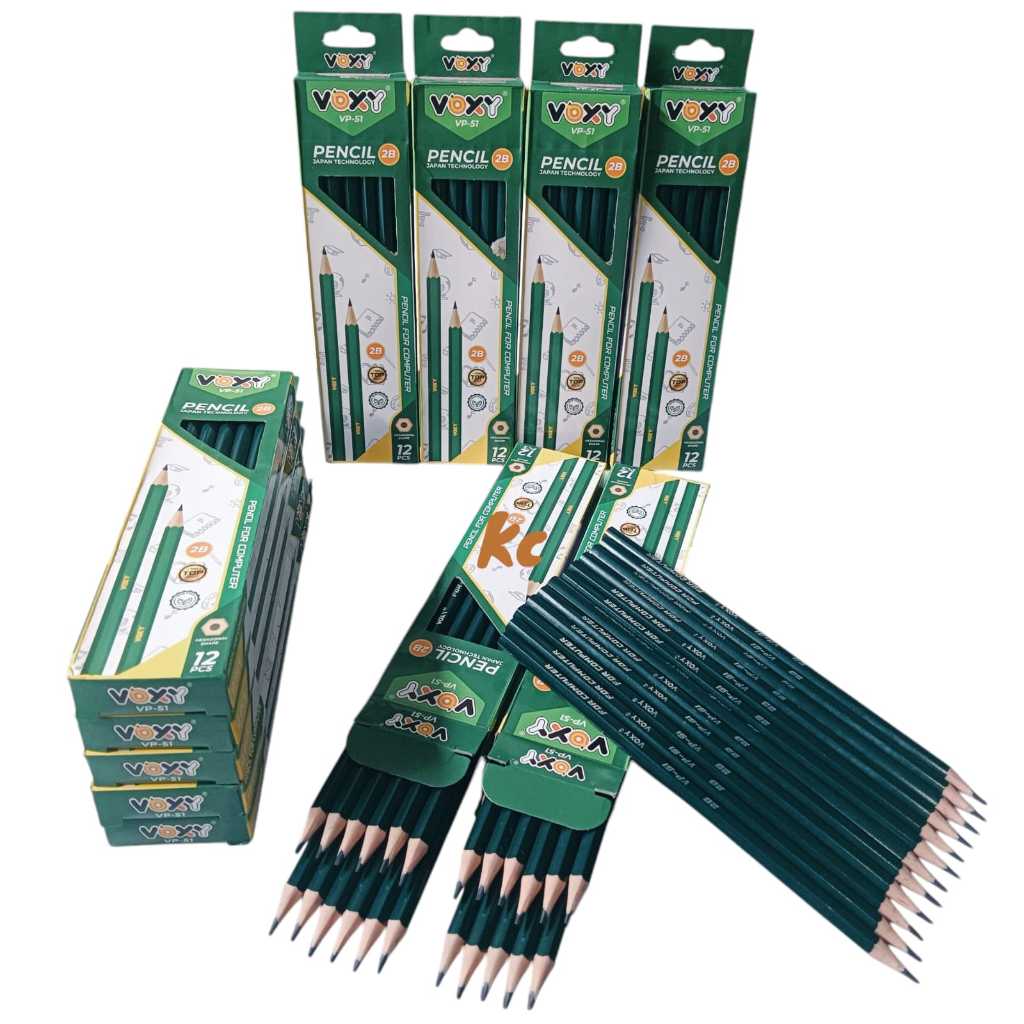 VOXY VP 50/51 สีดํา 2B PENCIL