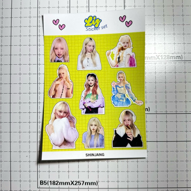 สติ๊กเกอร์ Kpop IVE ขนาด A6