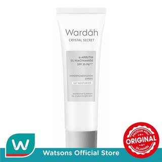 Wardah Crystal Secret a-Arbutin 5% Niacinamide Hyperpigmentation Expert SPF 35 PA+++ Day Moisturizer 15g