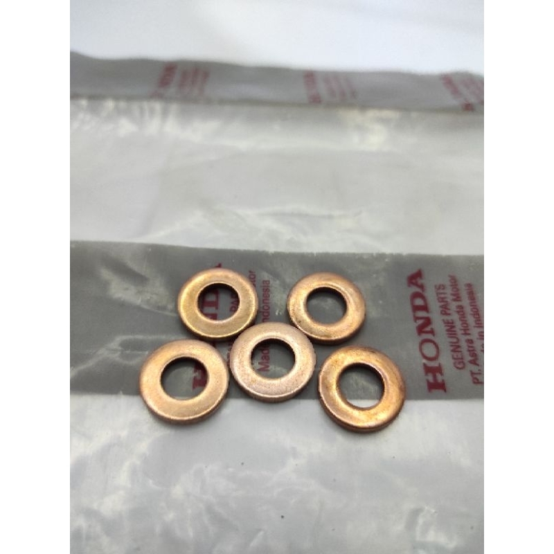 M8 COPPER แหวน 12 หัวเสียง CYLINDER CYLINDER CYLINDER HONDA CB GL ETC AUTOMATIC AXLE