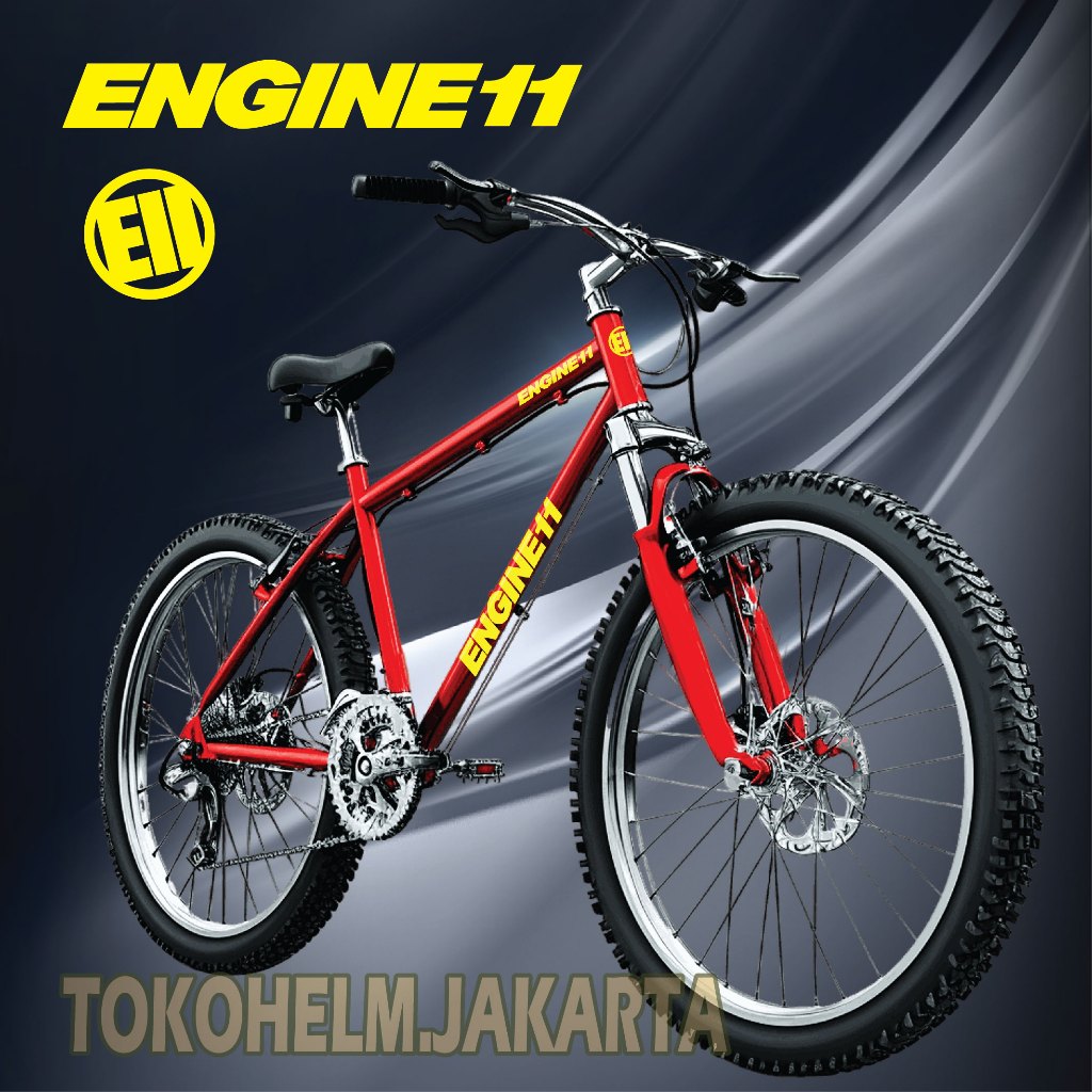 สติ๊กเกอร์ 1 ชุด ENGINE 11 / สติ๊กเกอร์ตัดจักรยาน
