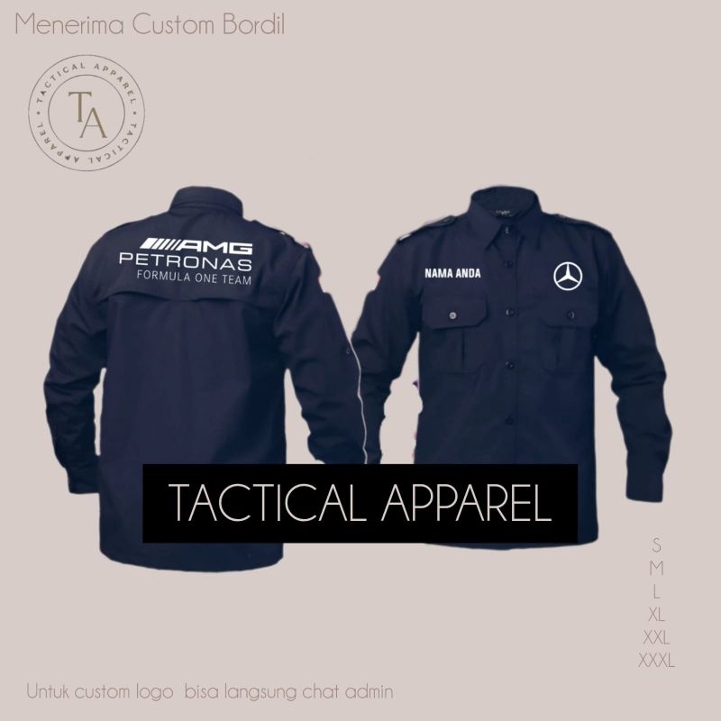 เสื้อ KEMEJA AMG PETRONAS FORMULA ONE TEAM