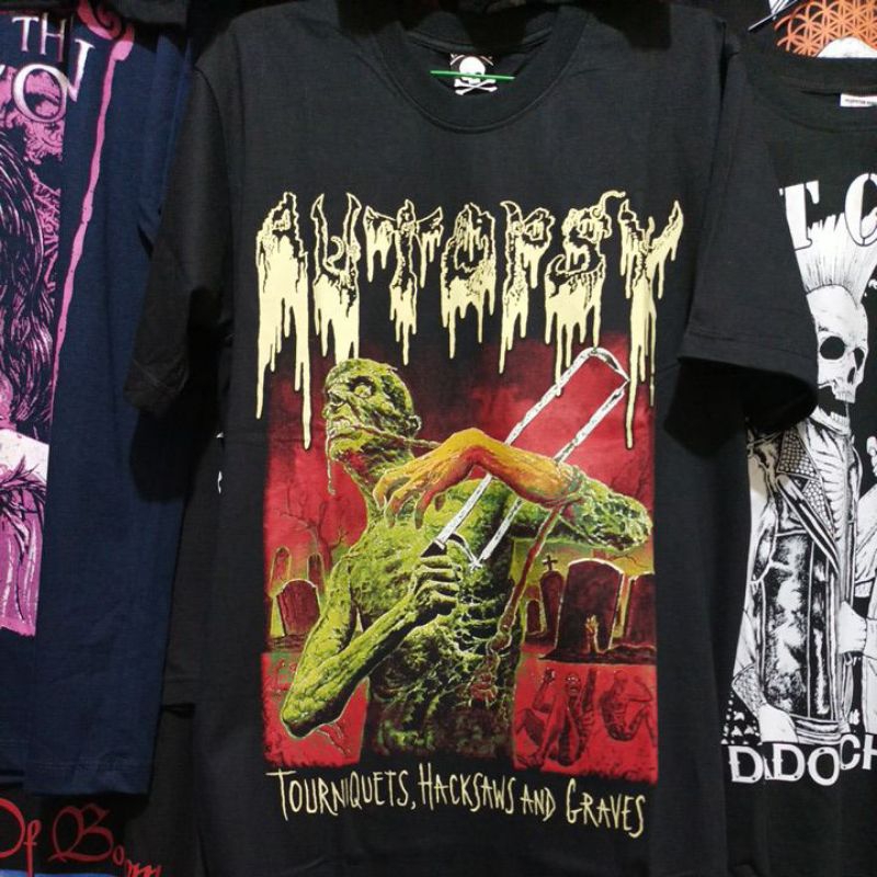METAL AUTOPSY TOURNIQUETS HACKSAWS และ GRAVES TSHIRT