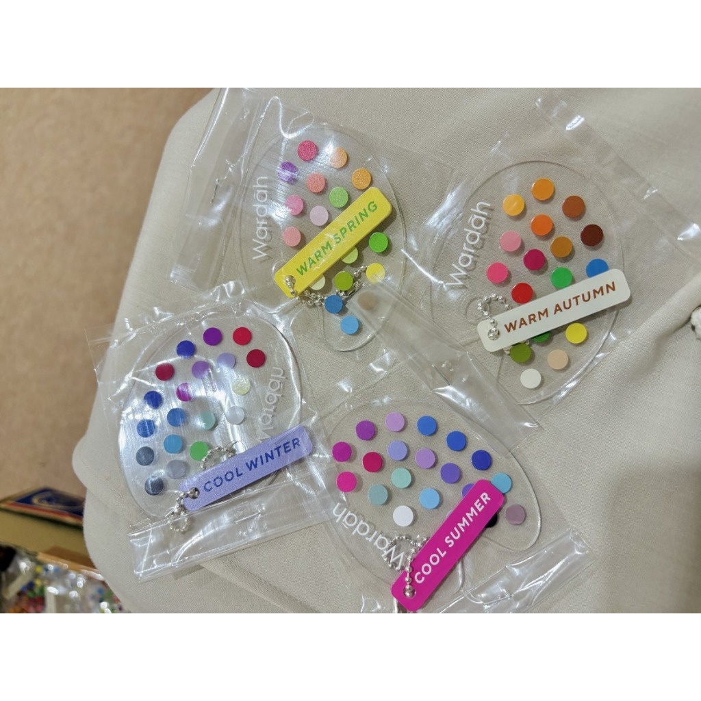 GANTUNGAN พวงกุญแจสีส่วนตัว - พวงกุญแจอะคริลิคพาเลทสี