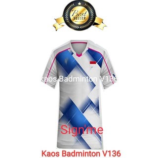 V136 เสื้อแบดมินตัน OLYMPIC/ เสื้อแบดมินตัน kevin G