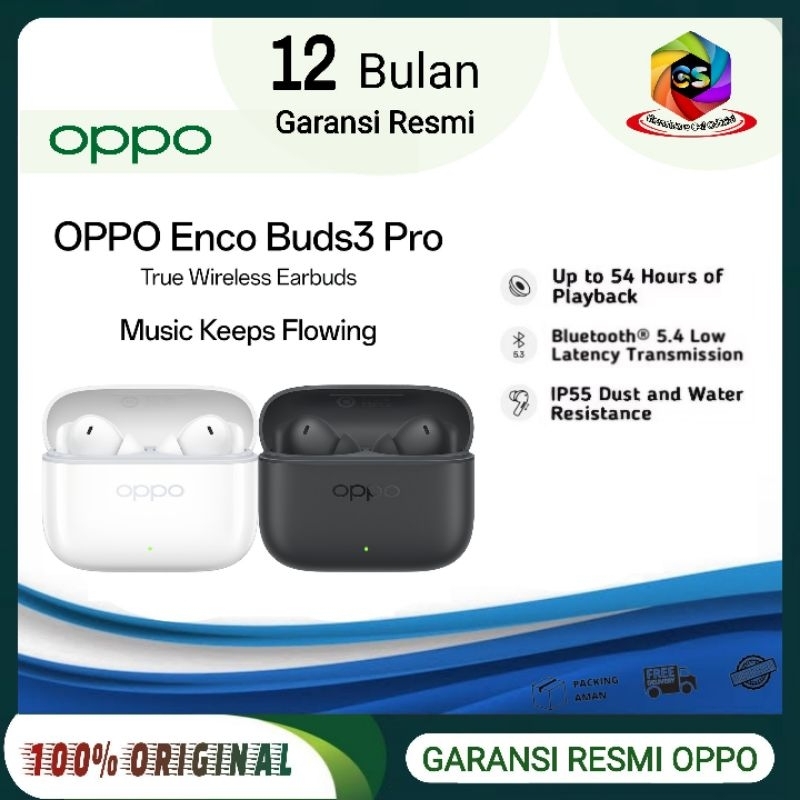 OPPO Enco Buds3 Pro - หูฟังไร้สาย OPPO Enco Buds 3 Pro รับประกันอย่างเป็นทางการดั้งเดิม
