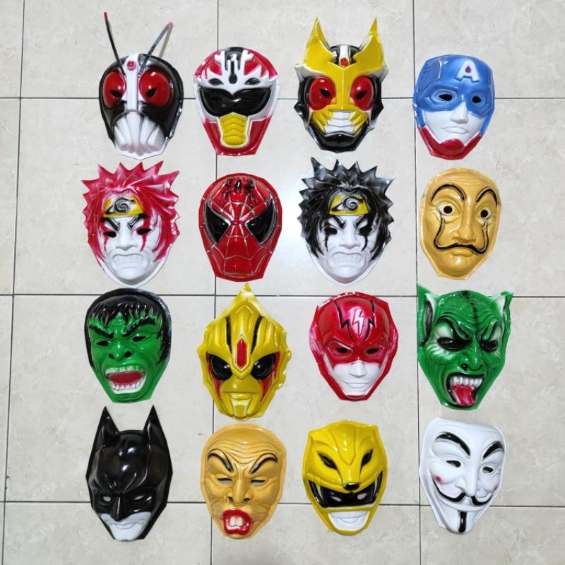 SUPER HERO CARTOON CHARACTER MASK