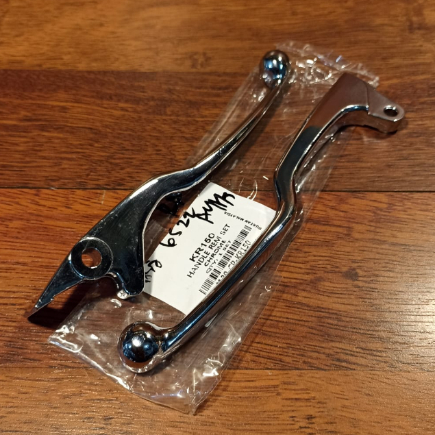 CHROME HANDLE SYS NINJA RR/KR150 PAIR ขวาและซ้าย - SYS นําเข้า