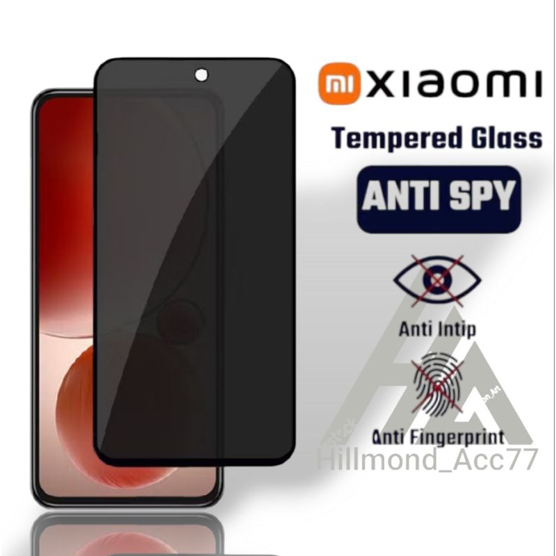 กระจกนิรภัย Anti Spy Xiaomi Mi A2 / 6X / 8 Lite / 9 / 9 Lite / 9T / 9T Pro / 9X / 9 Pro / 10I / 10 L