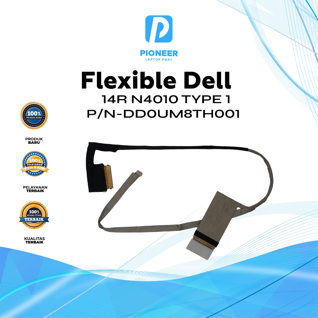 ยืดหยุ่น Dell 14R N4010 TYPE 1 P/N-DD0UM8TH001