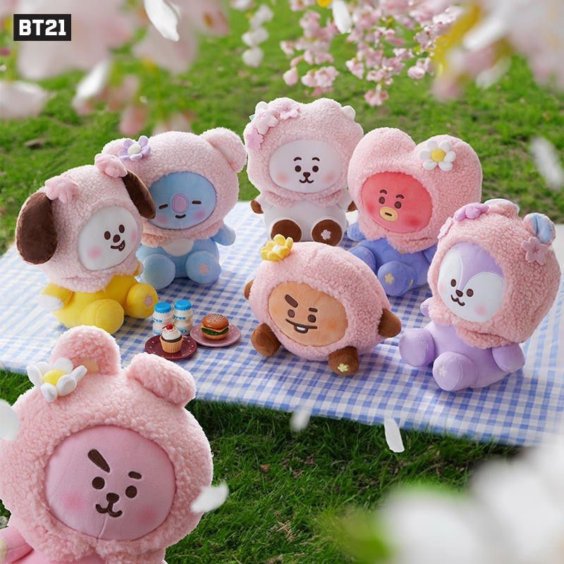READY BT21 Spring Days Edition Doll ตุ๊กตา BTS BT21