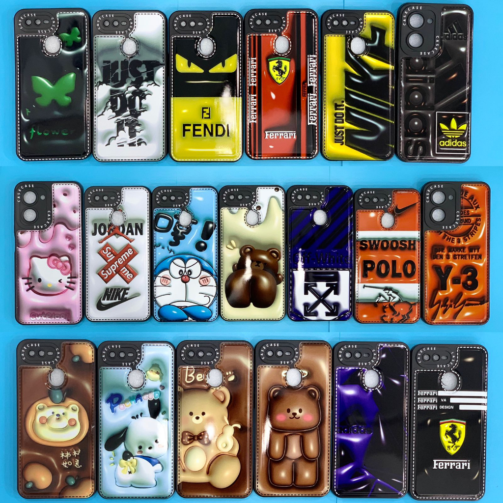 [ Samsung A04 / A04E / A04S ] เคส softcase Pattern big eye เคส 3D