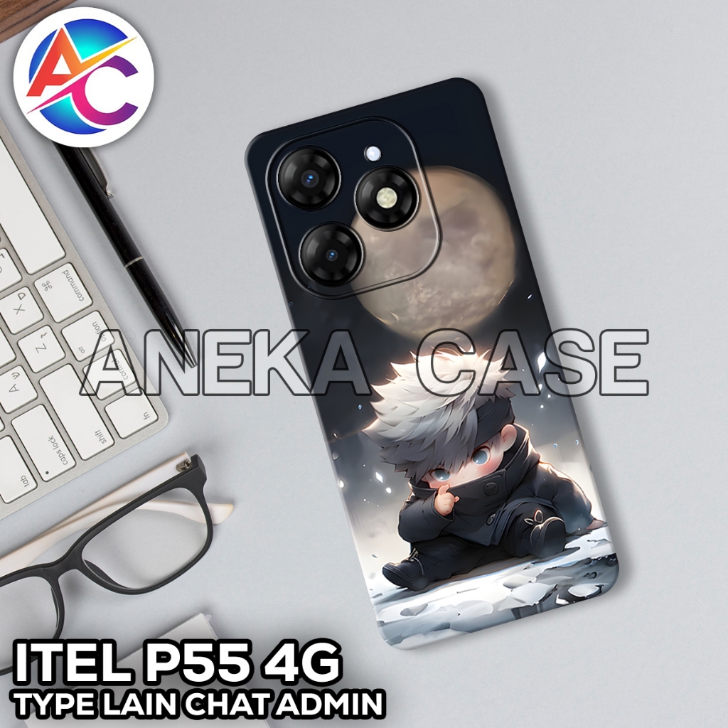 AC70/SOFTCASE PROCAMERA ITEL P55 4G / P55 NFC และ ALL TYPE ANIME/SOFCASE/SILICON/SILICON/PRO CAMERA