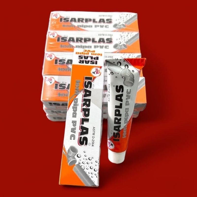 PVC PIPE GLUE/ISARPLAST GLUE 100% ORIGINAL/TUBE GLUE 40 กรัม 1 ชิ้น