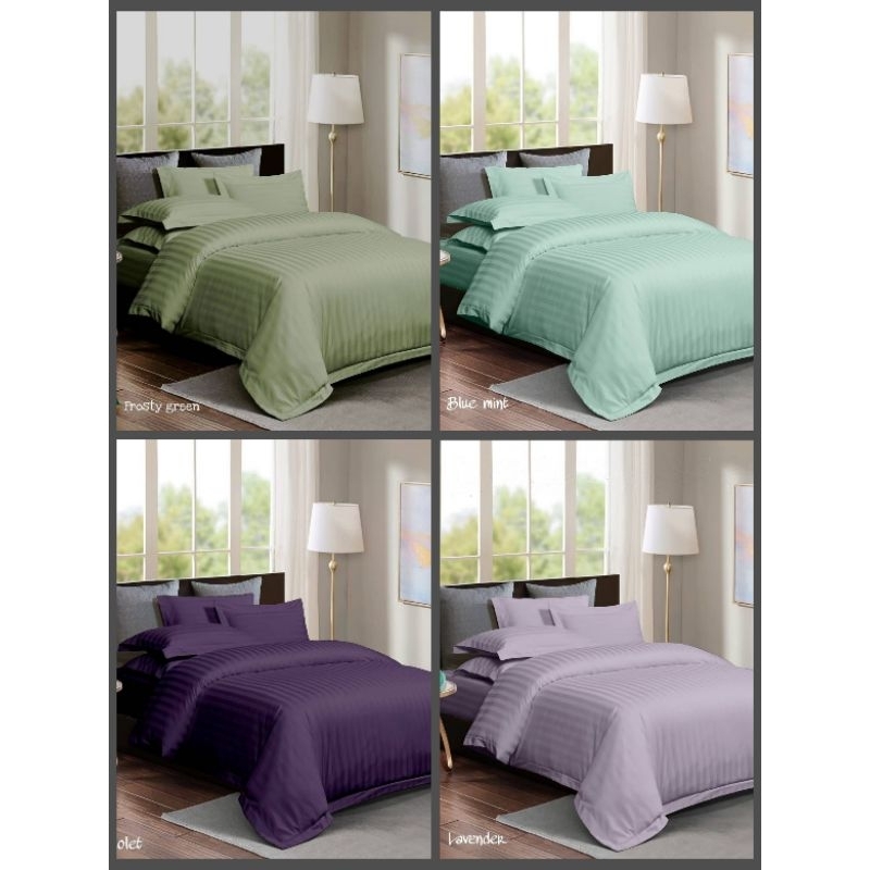 DUVET COVER/INSERT DUVET/QUIL COVER/COVER BEDCOVER MATERIAL PREMIUM MICROTENCEL 120GSM STRIPE EMBOS 