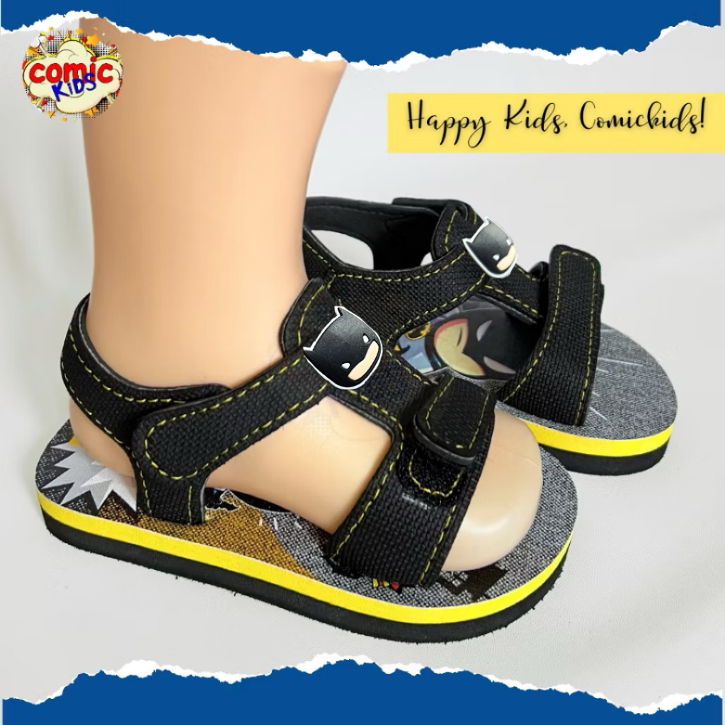 Comickids Baby Boy Sandals Baby Boy Rocky Batman Dinosaur Sandals