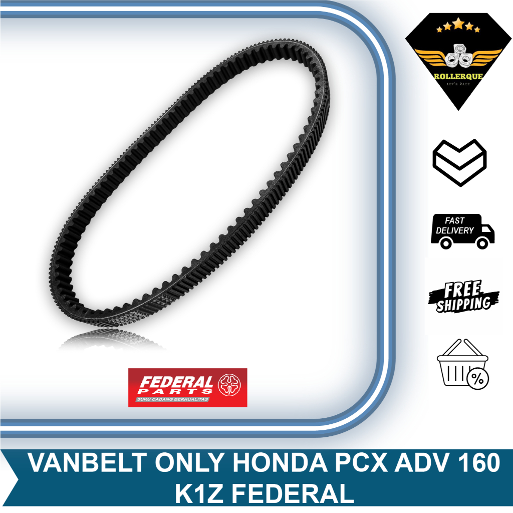 Vanbelt V Belt Fanbelt PCX ADV 160 CBS ABS K1Z Federal FP-23100-K1Z-2100