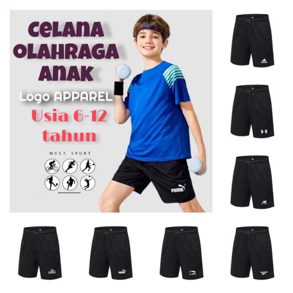 ALFATH CHILDRENS SPORTS SHORTS //CHILDRENS UNDERWEAR PANTS //UNISEX CHILDRENS FOOTBALL VOLLEYBALL PANTS
