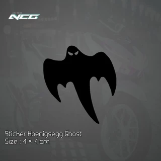 สติ๊กเกอร์ Ghost Koenigsegg สติ๊กเกอร์โลโก้รถผี