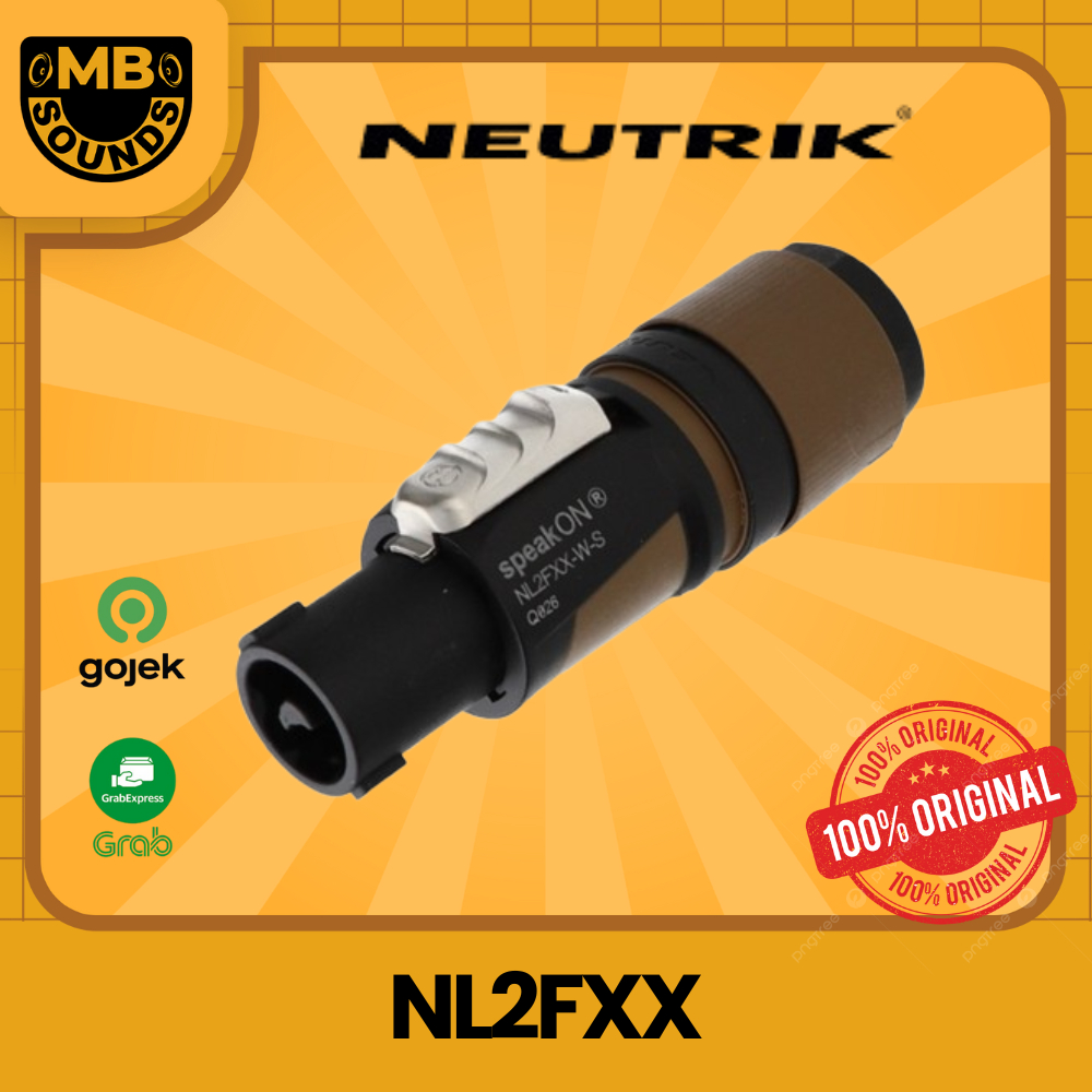NEUTRIK NL2FXX WS / WS JACK SPEAKON / CONNECTOR ดั้งเดิม