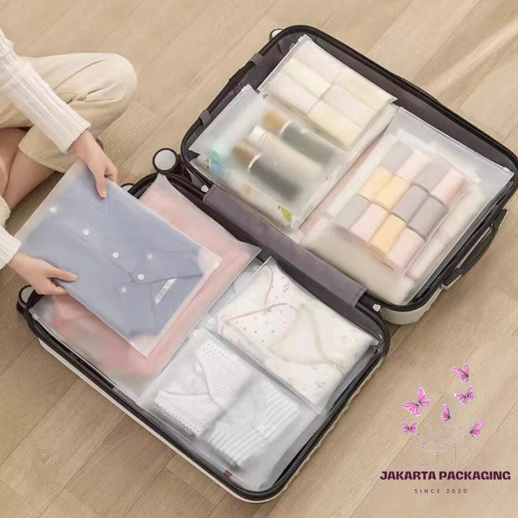 Doff Ziplock Organizer Bag – ขนาดใหญ่และเล็กสําหรับ Clothes_Jakartapackaging MN-1314
