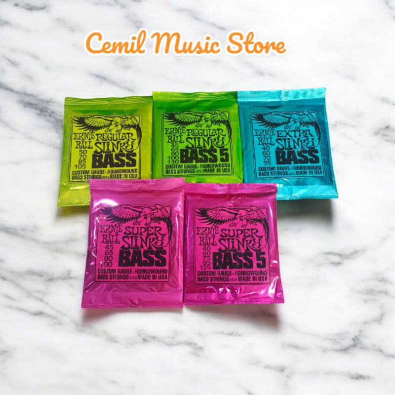 Ernie Ball 4 Extra Slinky Bass Strings Ernieball 4st Extra Slinky Bass Ernieball super Slinky