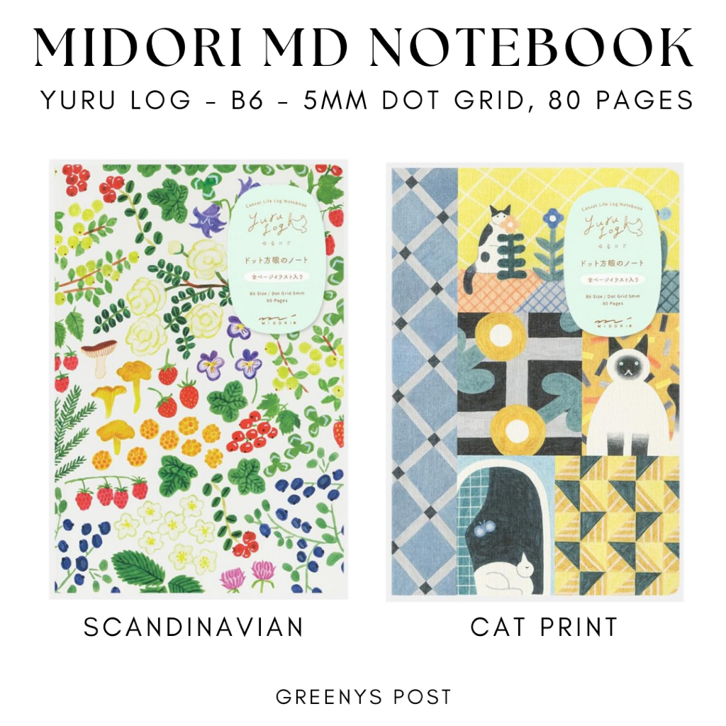 Midori Notebook Journal Yuru Log B6
